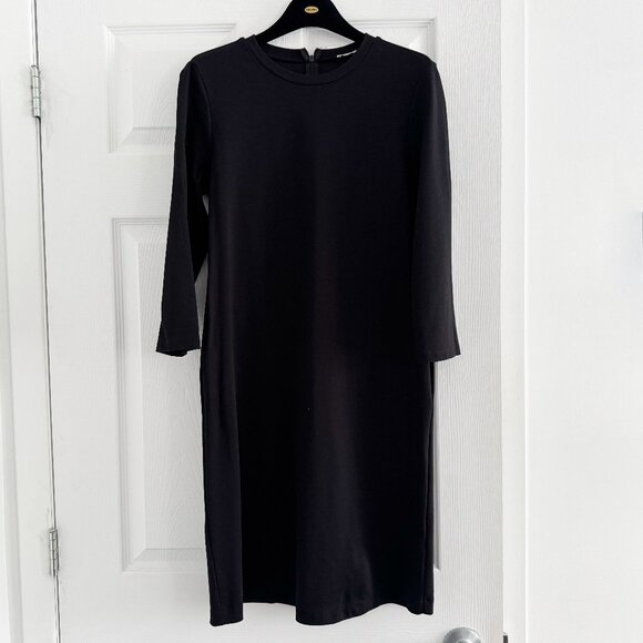 Filippa K "Pocket Shift Dress" in Black Jersey, size Small - Picture 4 of 10